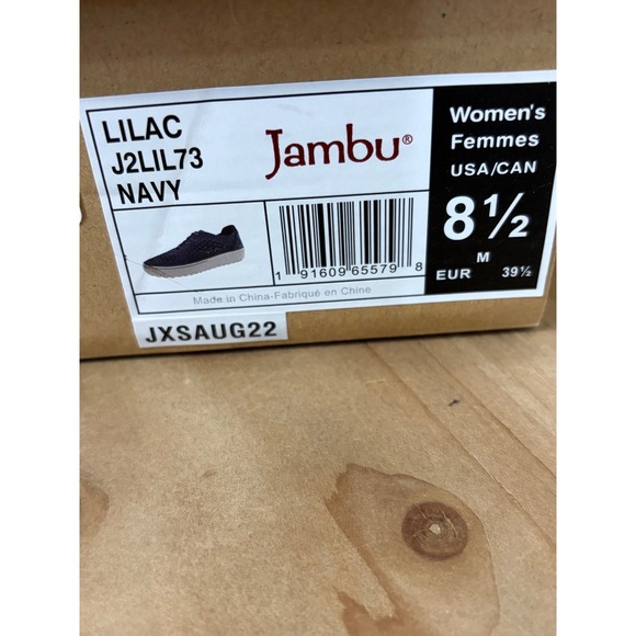Jambu Lilac Navy Woven Athleisure Sneakers Shoes Comfort Women's  8.5 - Picture 3 of 8